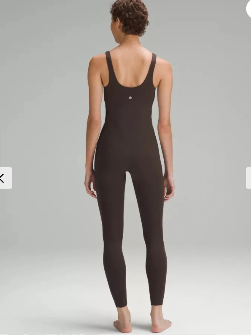lululemon athletica Black Scoop-Neck Jumpsuit Romper Size 4
